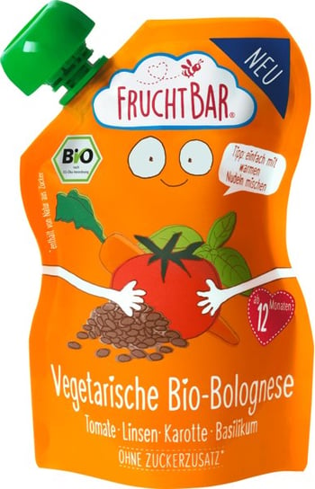 FruchtBar, BIO, Wegetariański sos bolognese, 190 g FruchtBar