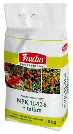 Fructus Professional 11-52-8+Micro 10kg FRUCTUS