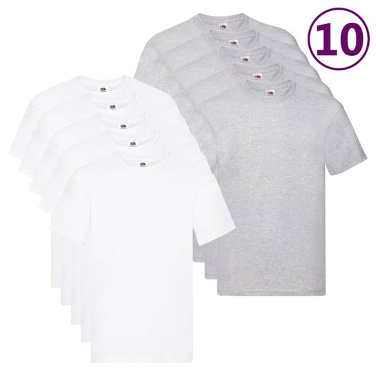 Fruit of the Loom Oryginalne T-shirty, 10 szt., 3XL, bawełna FRUIT OF THE LOOM