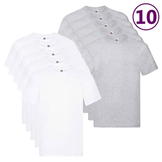 Fruit of the Loom Oryginalne T-shirty, 10 szt., 5XL, bawełna FRUIT OF THE LOOM