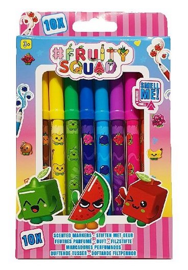 Fruity Squad Pachnące pisaki 10 kolorów FRUITYSQUAD
