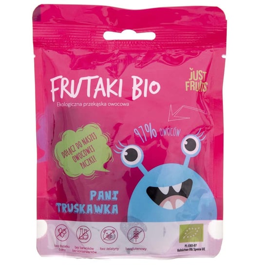 Frutaki Bio, żelki o smaku truskawkowym, 50g Propharma