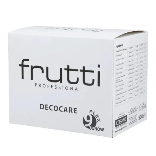 Frutti Rozjaśniacz DECOCARE z systemem PLEX 500g Frutti Professional