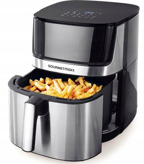 Frytkownica Beztłuszczowa 2 GRZAŁKI 7,5l Airfryer XXL 10 PROGRAMÓW 2200W GOURMETmaxx