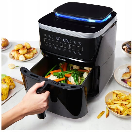 Frytkownica beztłuszczowa Parowa Air fryer Gotowanie na Parze Breville 7l Breville