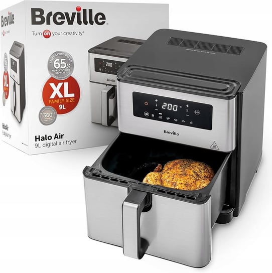 Frytkownica Breville VDF131X 9 L Czarny Stal 1700 W Breville