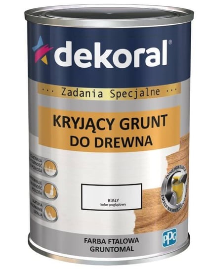 Ftalowy Grunt Gruntomal Biały 5L Dekoral dekoral