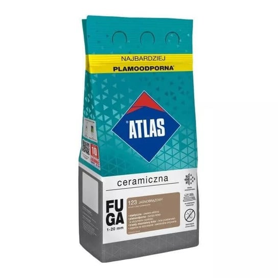 Fuga Ceramiczna 5 Kg 123 Jasnobrązowy Atlas Atlas