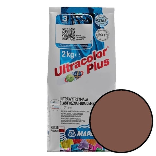 Fuga Ultracolor Plus 2 kg kolor 143 cynamon MAPEI Mapei