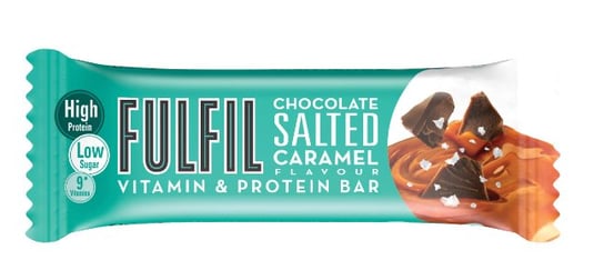 Fulfil Dark Chocolate Salted Caramel Flavour Vitamin & Protein Bar 55g ...