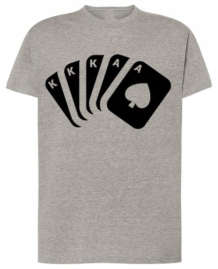 Full Poker Męski T-shirt Modny Karty Rozm.XL Inna marka