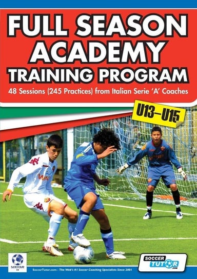 Full Season Academy Training Program U13-15 - 48 Sessions (245 Practices) from Italian Series 'a' Coaches Mazzantini Mirko