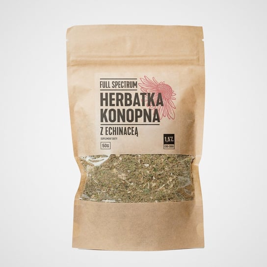 Full Spectrum Herbatka konopna CBD echinacea 50g Cosma Cannabis