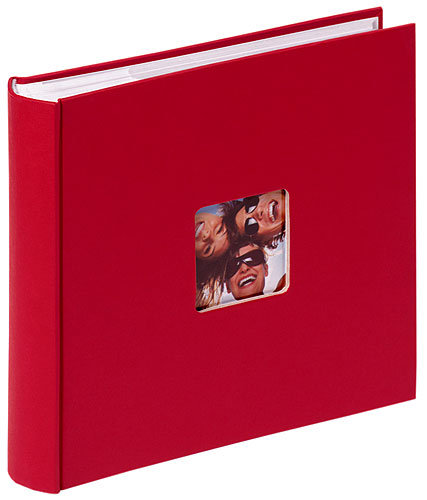 Fun, Album kieszeniowy na 200 zdjęć 10x15 cm, czerwony Foto kwiatek
