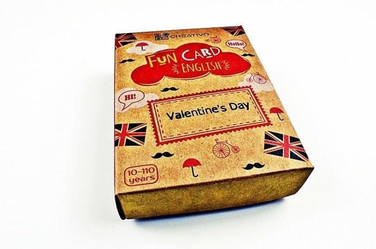 Fun Card English Valentine's Day, gra językowa, Creativo Creativo
