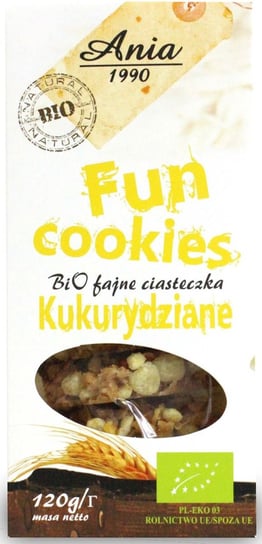 Fun Cookies kukurydziane Bio Ania, 120 g Ania