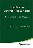 Functions of Several Real Variables Moskowitz Martin, Paliogiannis Fotios