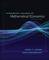 Fundamental Methods of Mathematical Economics Wainwright Kevin, Chiang Alpha C.