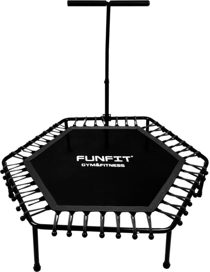 FUNFIT, Trampolina fitness, czarny, 130 cm FUNFIT