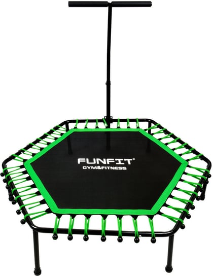 FUNFIT, Trampolina fitness, zielony, 130 cm FUNFIT
