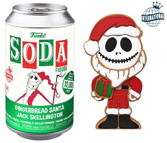 Funk Soda, figurka kolekcjonerska, Disney, Gingerbread Santa Jack Skellington Funko