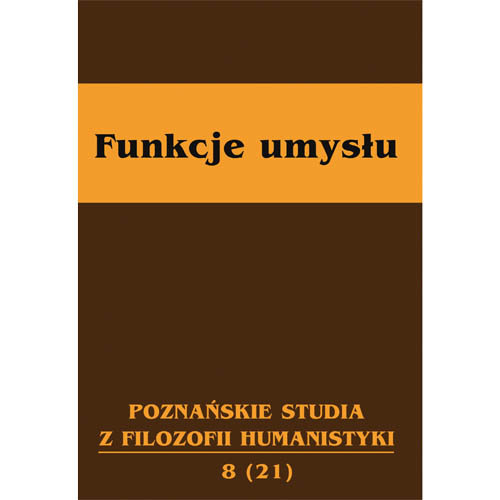 Funkcje Umysłu. Poznańskie Studia z Filozofii Humanistyki Urbański Mariusz, Przybysz Piotr