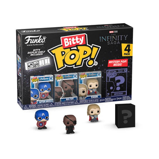 Funko Bitty POP!, figurka kolekcjonerska, Marvel, The Infinity Saga, 4 pack Funko POP!