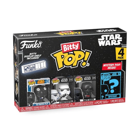 Funko Bitty POP!, figurka kolekcjonerska, Star Wars, 4 pack Funko POP!