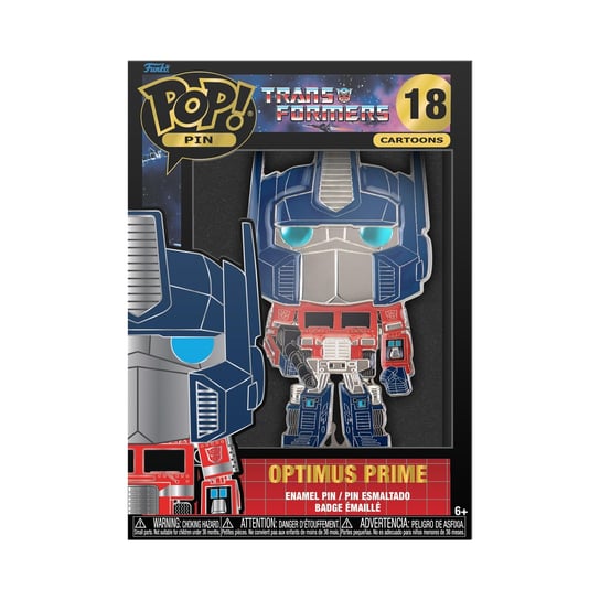 Funko Funko Duży pop! Przypinka emaliowana - Optimus Prime - Transformers: Przypinki emaliowane Optimus Prime Chase Group - Broszka kolekcjonerska Funko
