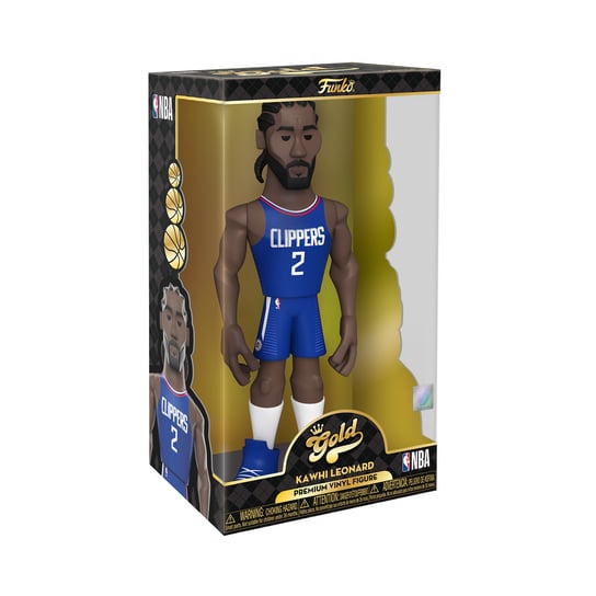 Funko Gold, figurka kolekcjonerska, NBA, Clippers Kawhi Leonard, 12" Funko
