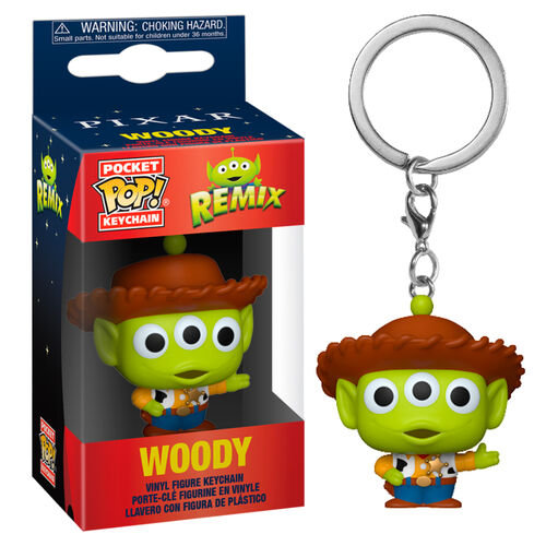 Funko Pocket POP! Keychain, breloczek, Pixar, Remix, Woody Funko POP!