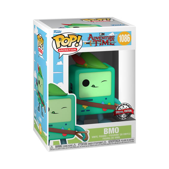 Funko POP! Animation, figurka kolekcjonerska, Adventure Time, BMO, Specjalna Edycja, 1086 Funko POP!