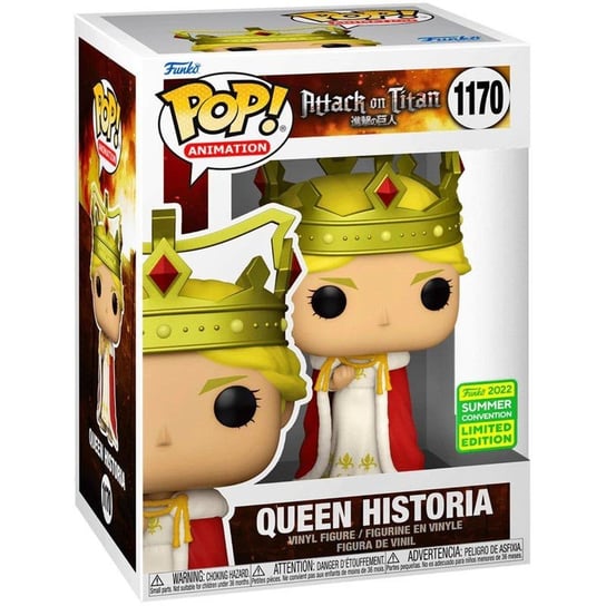 Funko POP! Animation, figurka kolekcjonerska, Attack on Titan, Queen Historia, 1170 Funko POP!