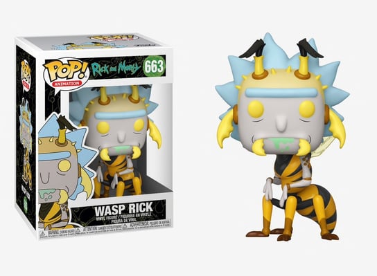 Funko POP! Animation, figurka kolekcjonerska, Rick&Morty, Wasp Rick, 663 Funko POP!