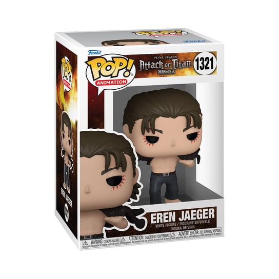 Funko POP! Anime, figurka kolekcjonerska, Attack of Titan, Eren Jeager, 1321 Funko POP!