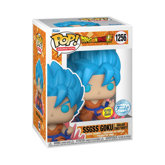 Funko POP! Anime, figurka kolekcjonerska, Dragon Ball, SSGSS Goku, Glow, 1256 Funko POP!