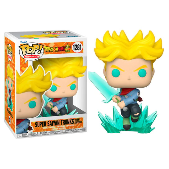 Funko POP! Anime, figurka kolekcjonerska, Dragon Ball, Super Saiyan Trunks, 1281 Funko POP!