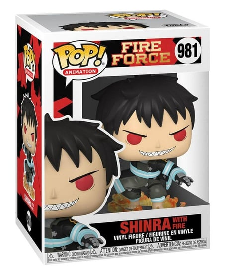 Funko POP! Anime, figurka kolekcjonerska, Fire Force, Shinra, 981 Funko POP!