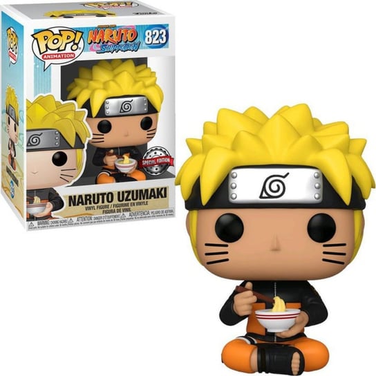 Funko POP! Anime, figurka kolekcjonerska, Naruto, Naruto Uzumaki with Noodles, Edycja Specjalna, 823 Funko POP!