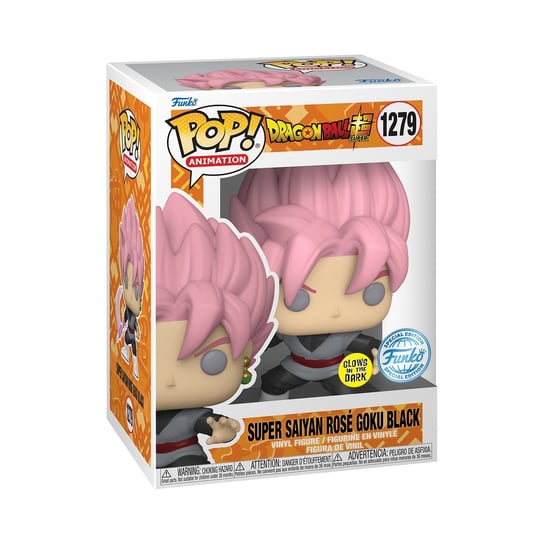 Funko POP! Anime, figurka kolekcjonerska, Super Saiyan Rose Goku Black, Exclusive, Glow, 1279 Funko POP!