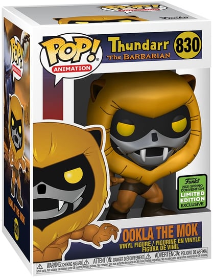 Funko POP! Anime, figurka kolekcjonerska, Thundarr, Ookla the Mok, Edycja Limitowana, 830 Funko POP!