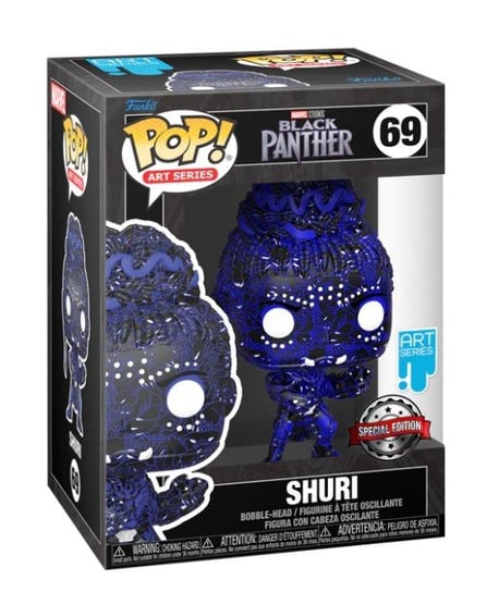 Funko POP! Art Series, figurka kolekcjonerska, Marvel Black Panther, Shuri, 69 Funko POP!