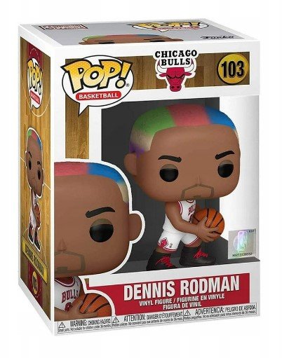 Funko POP! Basketball, figurka kolekcjonerska, Bulls, Dennis Rodman, 103 Funko POP!