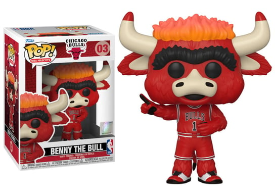 Funko POP! Basketball, figurka kolekcjonerska, NBA, Benny The Bull, 03 Funko POP!