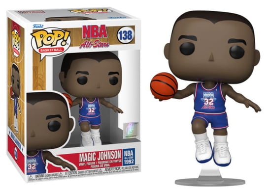 Funko POP! Basketball, figurka kolekcjonerska, NBA, Magic Johnson, 138 Funko POP!