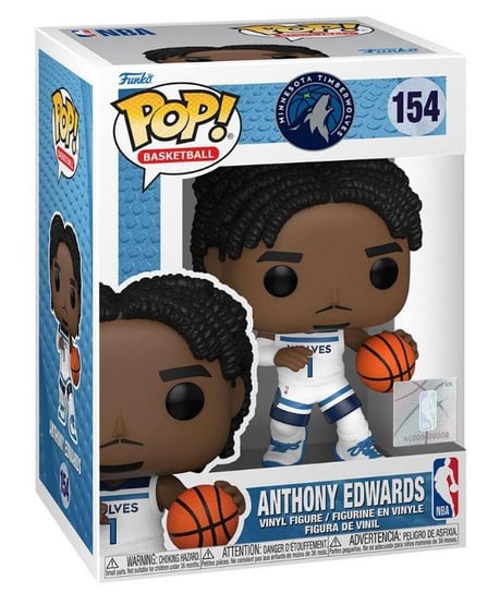 Funko POP! Basketball, figurka kolekcjonerska, Timberwolves, A. Edwards, 154 Funko POP!