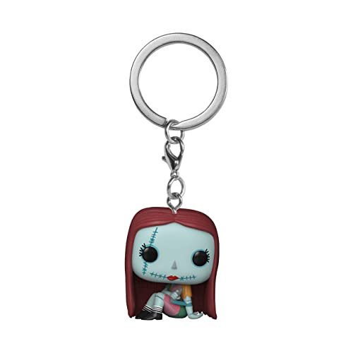 Funko POP! Brelok do kluczy: Disney Koszmar przed świętami Bożego Narodzenia - Nowość do szycia Sally Nowość Brelok - Minifigurka kolekcjonerska Funko