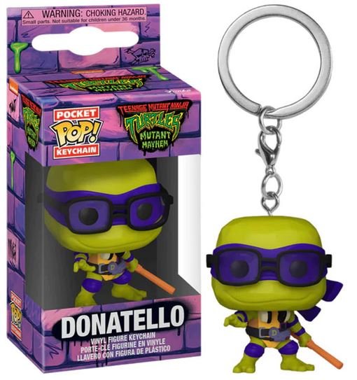 Funko Pop, Brelok Keychain TMNT  Donatello Funko POP!