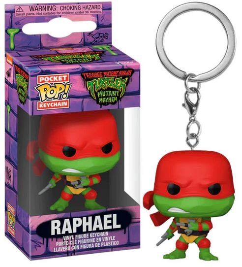 Funko Pop, Brelok Keychain TMNT Raphael Funko POP!