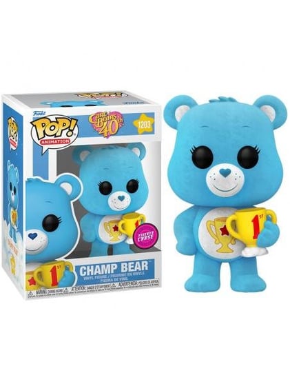 funko pop! care bears 1203 champ bear flocked Funko POP !